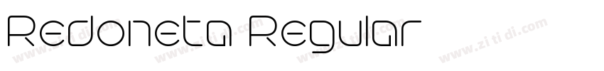 Redoneta Regular字体转换 Redoneta Regular字体转换